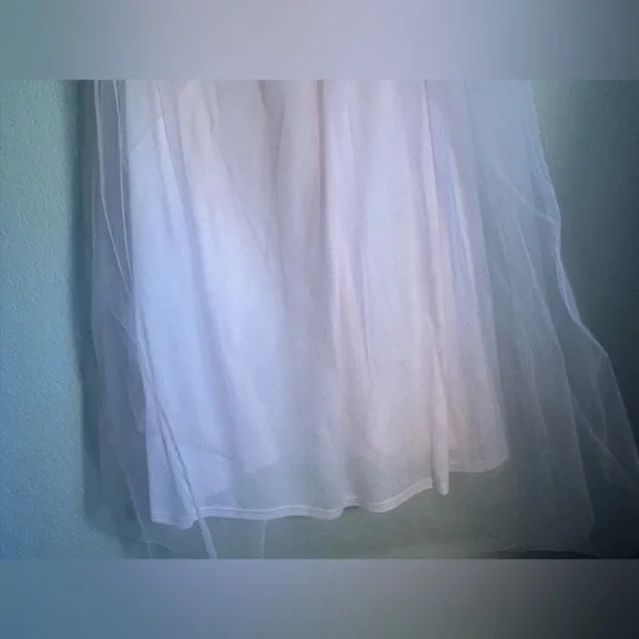 Chic Pink A-Line Tulle Skirt Size Medium - Picture 3 of 4